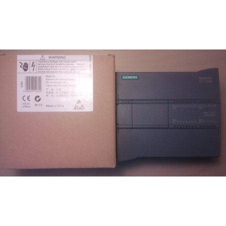 Automate S7-1200 14E + 10S + 2E ana CPU 1214C AC/DC/RELAIS 6ES7 214-1BE30-0XB0 Siemens Automate