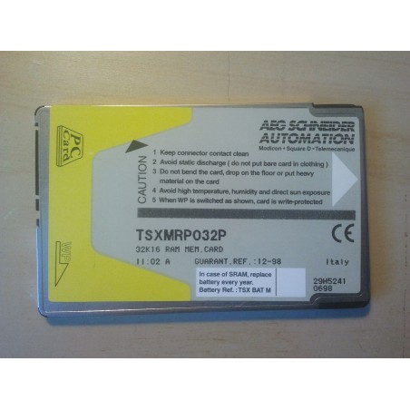 Carte Mémoire Flash AMP PCMCIA - 10 Mo, ASH-12HC, Mémoire Linéaire (occasion)