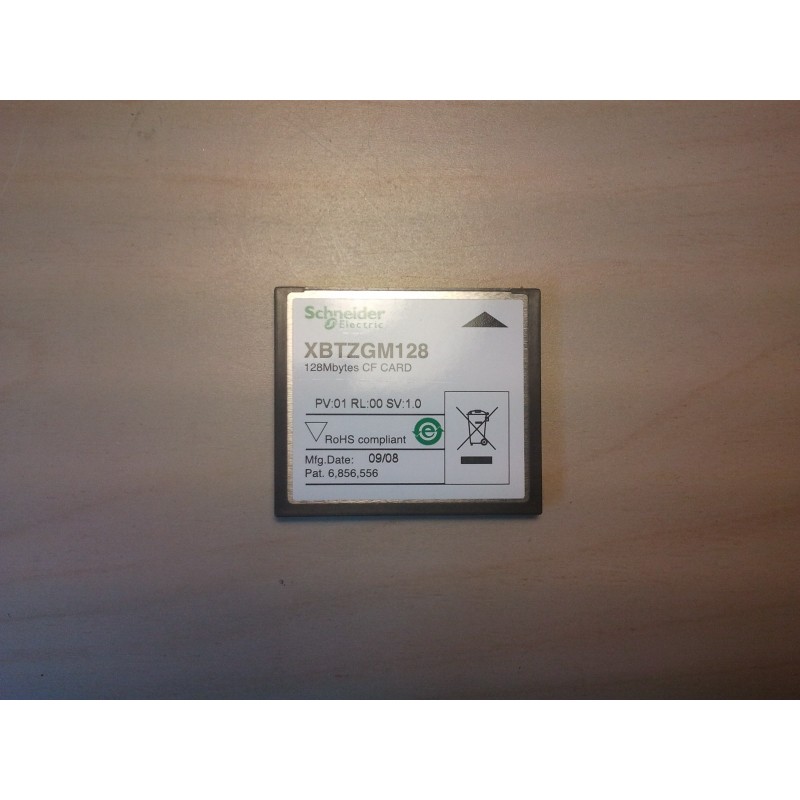 Carte mé moire 128Mo Magelis XBTGT XBTZGM128 Compact Flash Schneider Automate