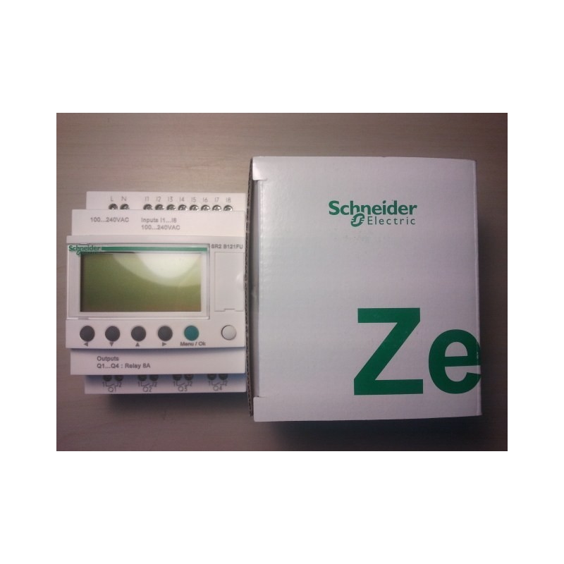 Zelio 230VAC 8E 4S SR2B121FU Schneider Electric automate